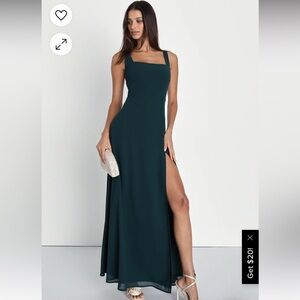 Remarkable Arrival Emerald Green Sleeveless Maxi Dress